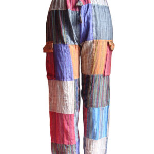 Prismatic hippie Patchwork Pant Made in Nepal