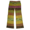 Rib Tie Dye Hippie Patchwork Pant
