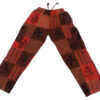Red Tone Color Wash Hippie Patchwork Pant