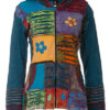 Hippie Patchwork Stonewashed Cotton Jacket