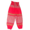 Red tone Wide leg summer cotton pant
