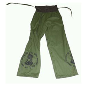 Silky Hippie Light Green Cotton Trouser
