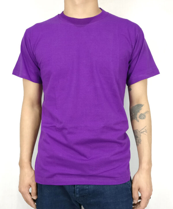 Purple Plain T Shirt Nepal