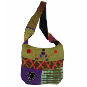 Razor Cut Cotton Patch Bohemian Bag