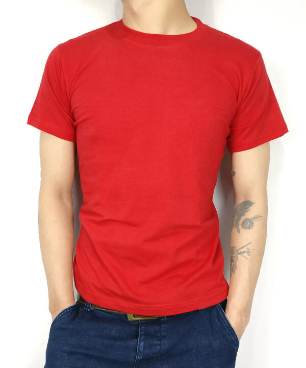 Red Plain T Shirt Nepal