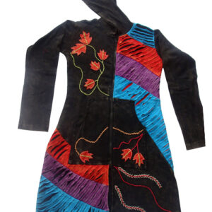Pointed Hooded Hippie Long Cotton Coat