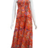 Printed Cotton Long Dress
