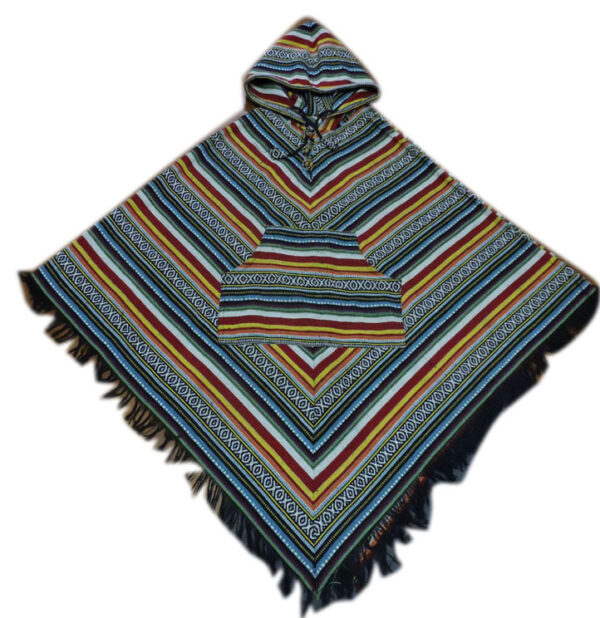 Illusionist Design Boho Short Gheri Poncho