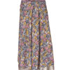 Prismatic Hippie Long Silk Wrapper Skirt