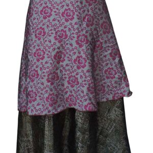Vintage Handmade Sari Wrap Skirt