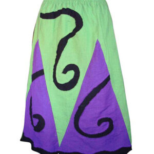 Elastic waist jazzy hippie maxi skirt