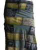 Unique design patchwork cotton skirt