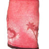 Plain pink tone hippie thick cotton wrap skirt