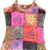 Patchwork Hippie Boho Woman Tank Top
