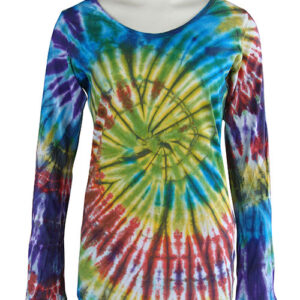 The Atom Bomb Long Sleeve Tie Dye T-Shirt