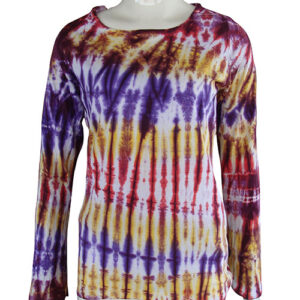 Bohemian Hippie Long Sleeve Tie Dye T-shirt