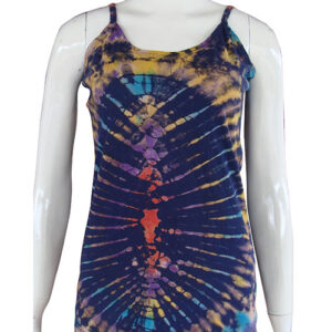 Cool & Funky Hippie Ladies Tie Dye Tank Top