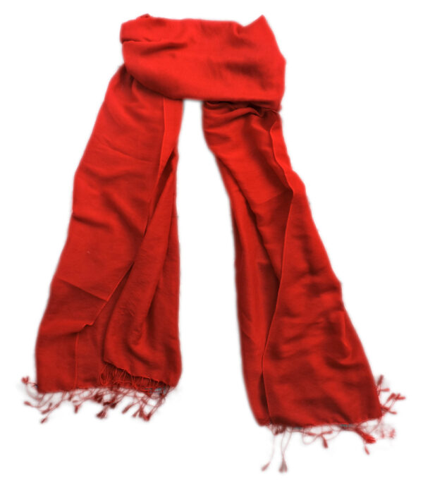 Red Pure Pashmina Shawls