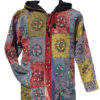 Men and Women's Heavy Cotton Colorful Patchwork Jacket