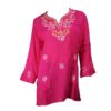 Pink Ladies Cotton Kurta
