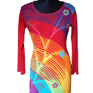 Rainbow Ladies Long Dress