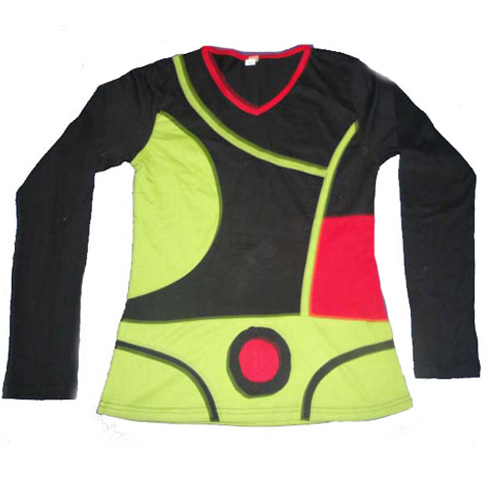 Multicolor Hippie Long Sleeve Festival Top