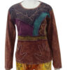 Multi patched Funky Cotton Top for winter
