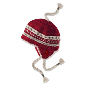 Bohemian Handmade Wool Earflap Beanie