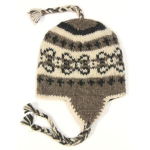 Warm Wool Earlap Beanie Hat