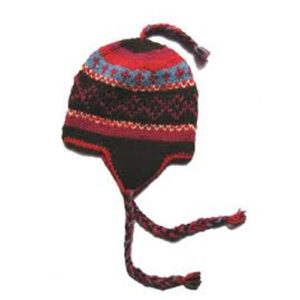 Colorful Knitted Woolen Beanie with Earflap