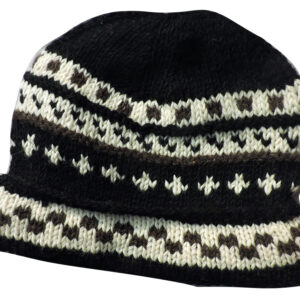 Hippie Wool Beanie Hat Fleece Lining