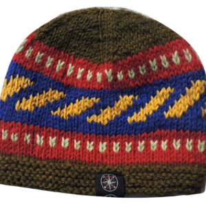 Hippie Wool Beanie Hat Fleece Lining