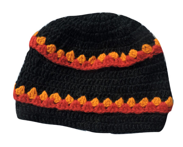 Hippie Wool Beanie Hat Fleece Lining