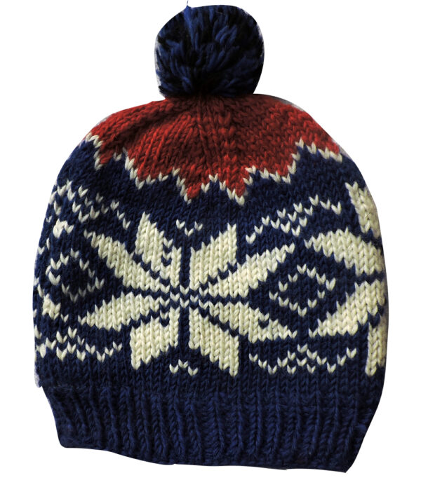 Hippie Wool Beanie Hat Fleece Lining
