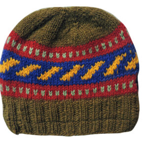 Hippie Wool Beanie Hat Fleece Lining