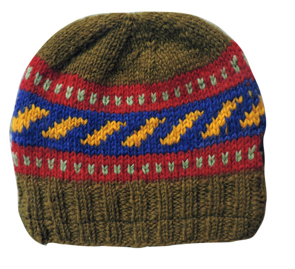 Hippie Wool Beanie Hat Fleece Lining
