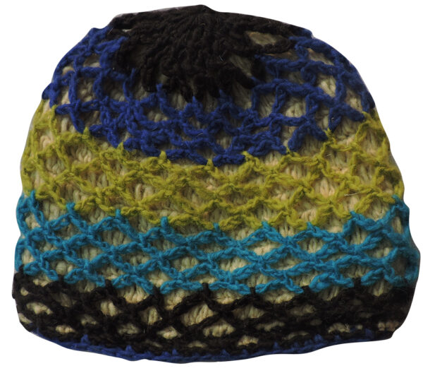 Hippie Wool Beanie Hat Fleece Lining