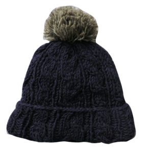 Hippie Wool Beanie Hat Fleece Lining