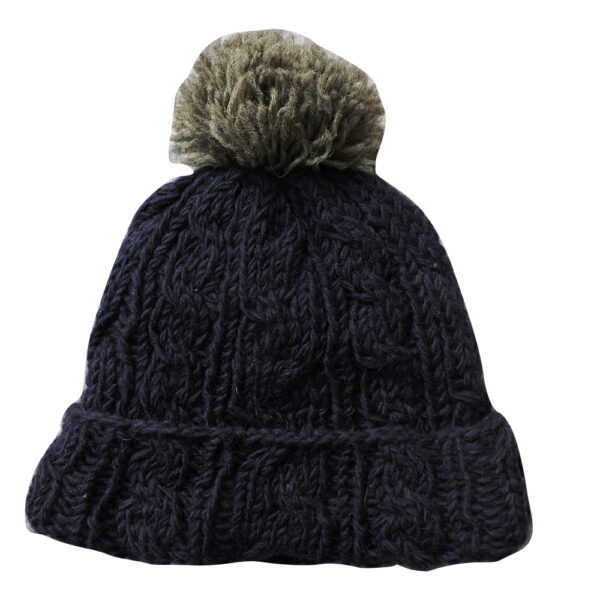 Hippie Wool Beanie Hat Fleece Lining