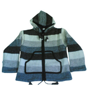 Winter knitted warm wool jacket