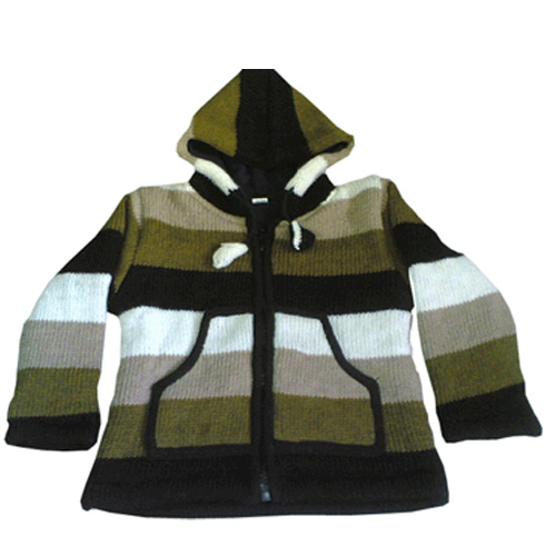 Sustainable hippie hooded children jacket