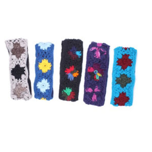 Prismatic woolen head band set