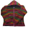 100% woolen warm knitted winter hooded jacket