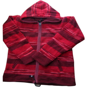 Plain red tone boho vintage woolen jacket