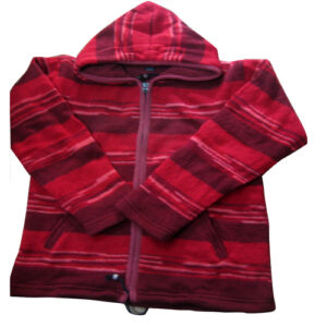 Plain Red Tone Boho Vintage Woolen Jacket