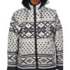 Hippie wool crochet hoodie for men