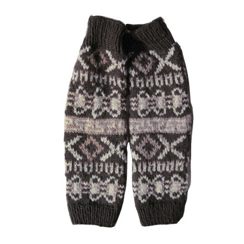 Boho patterns hippie warm woolen warmers