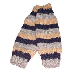 Thick sheep wool handmade knitted leg warmer