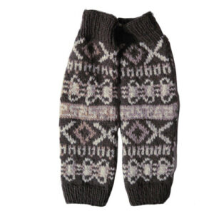Unique patterns warm knit wool leg warmers