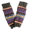 Unique design pure woolen knitted leg warmers